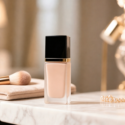 Long-Wear Hydrating Liquid Foundation, Buildable Medium Coverage Natural Matte Finish Face Makeup