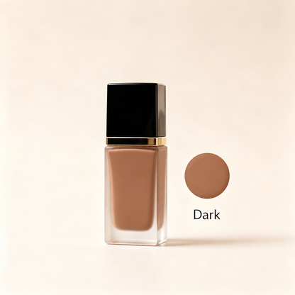 Long-Wear Hydrating Liquid Foundation, Buildable Medium Coverage Natural Matte Finish Face Makeup