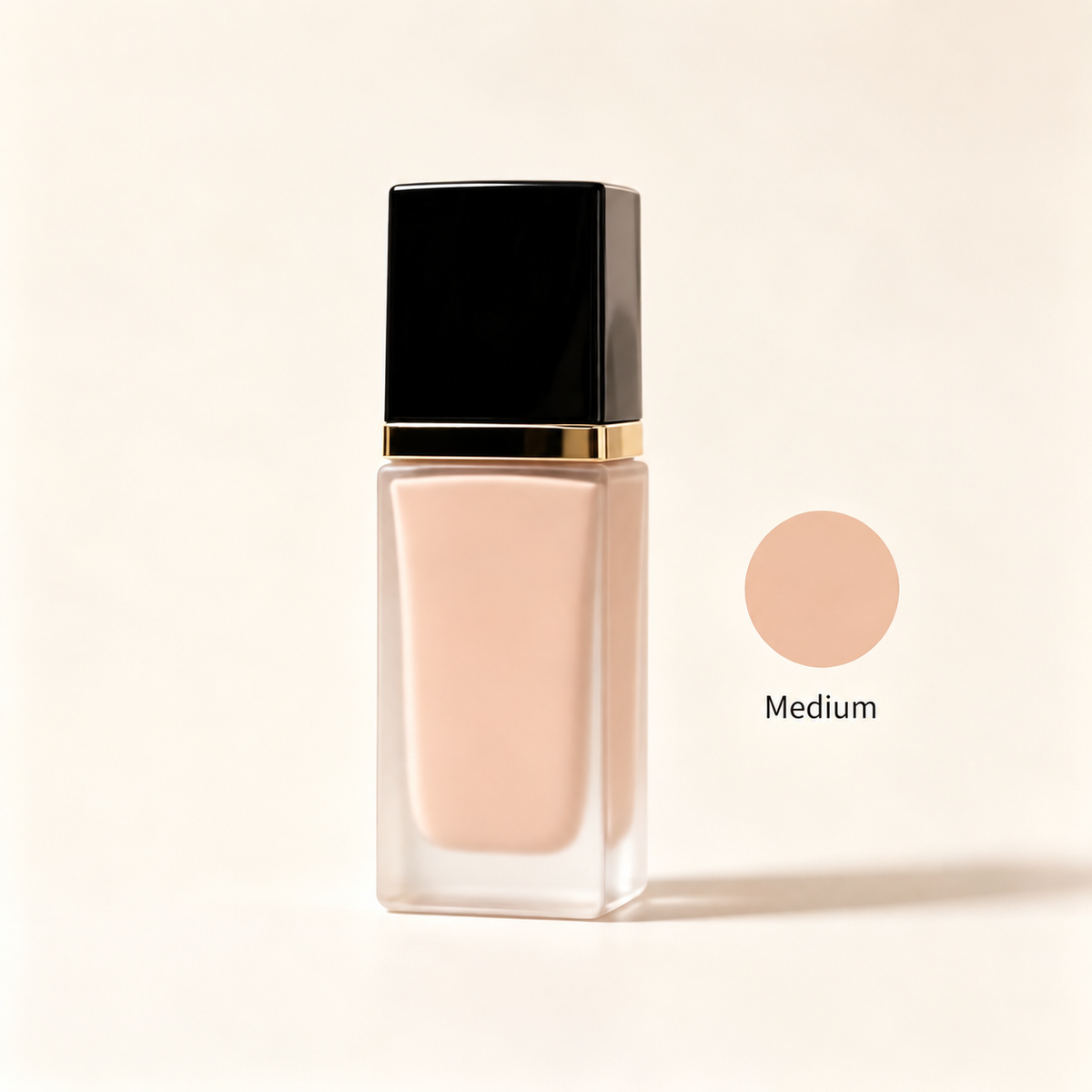 Long-Wear Hydrating Liquid Foundation, Buildable Medium Coverage Natural Matte Finish Face Makeup