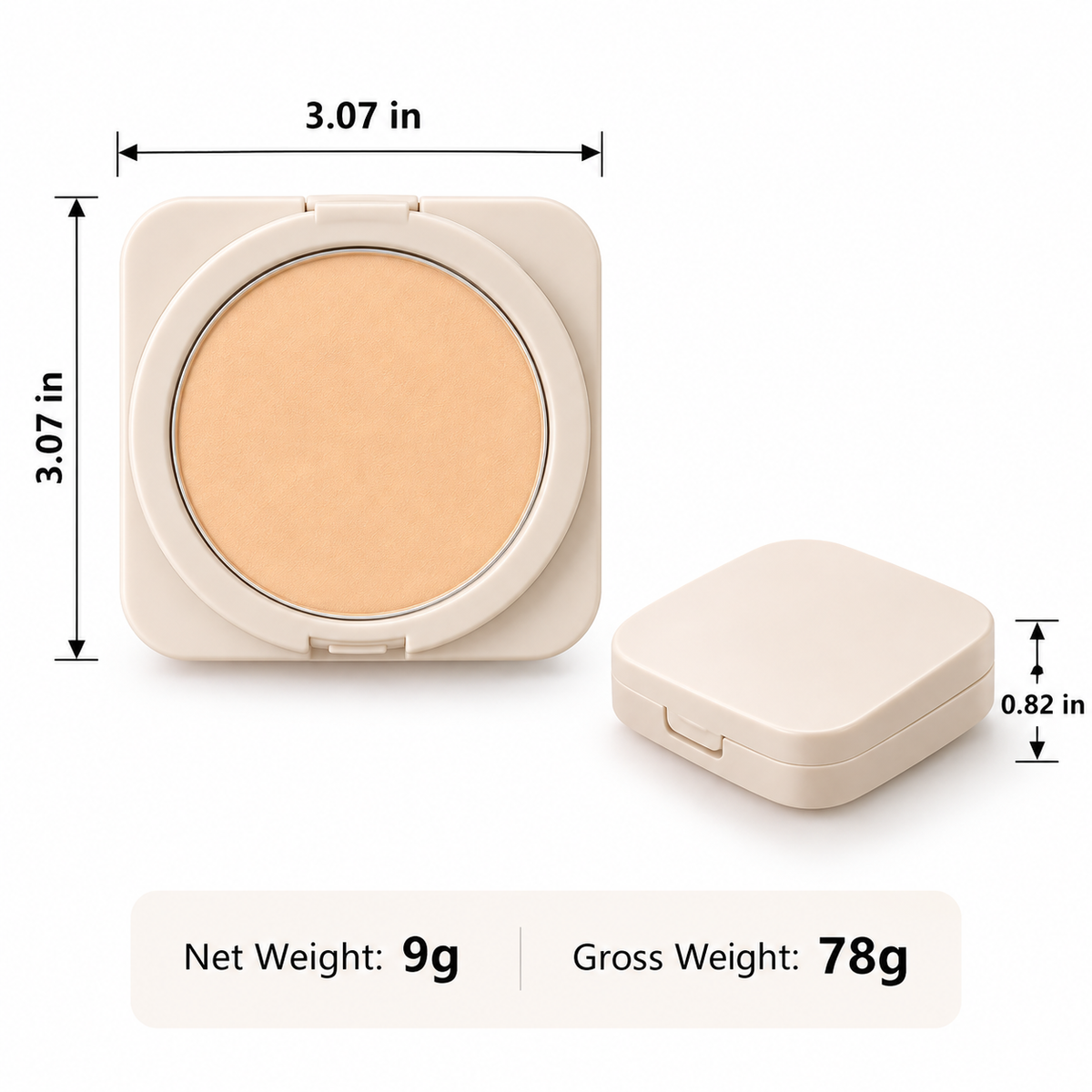 Pressed Setting Powder, Long Lasting Matte Finishing Powder for Oil Control & Smooth Makeup