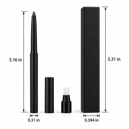 Gel Eyeliner Pencil, Waterproof Long Lasting Smudge Proof Eyeliner for Precise Eye Makeup