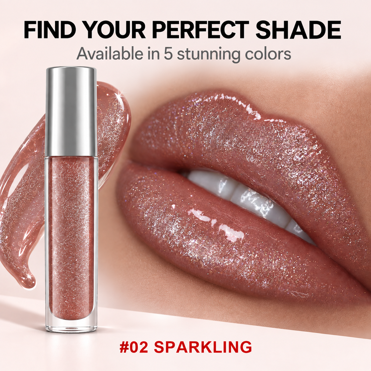 High-Shine Hydrating Lip Gloss, Unbranded Private Label Lip Makeup