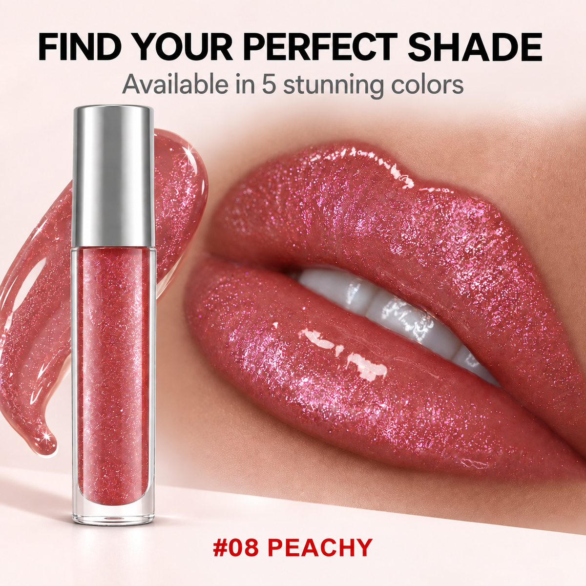 High-Shine Hydrating Lip Gloss, Unbranded Private Label Lip Makeup